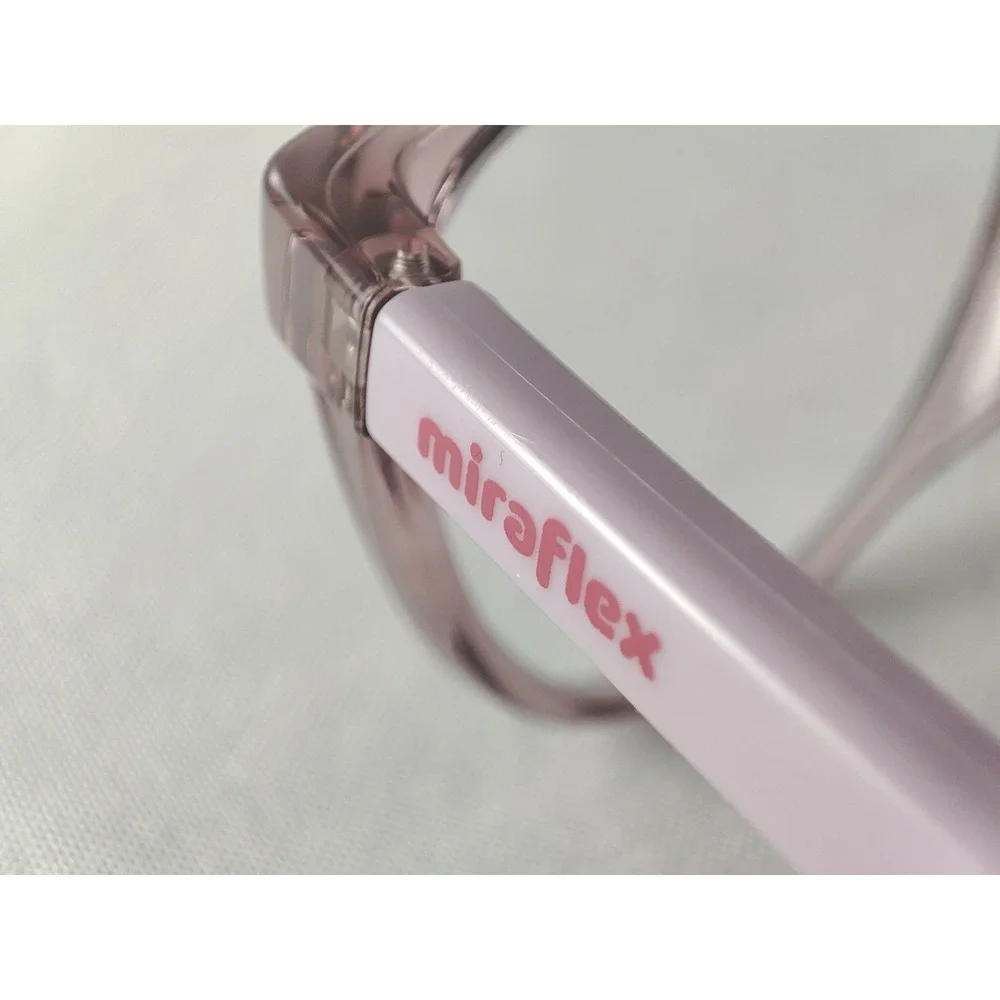 Miraflex‎ MF 4010 L358 Translucent Pink Purple Cat Eye Eyeglass Frames 51-16-135